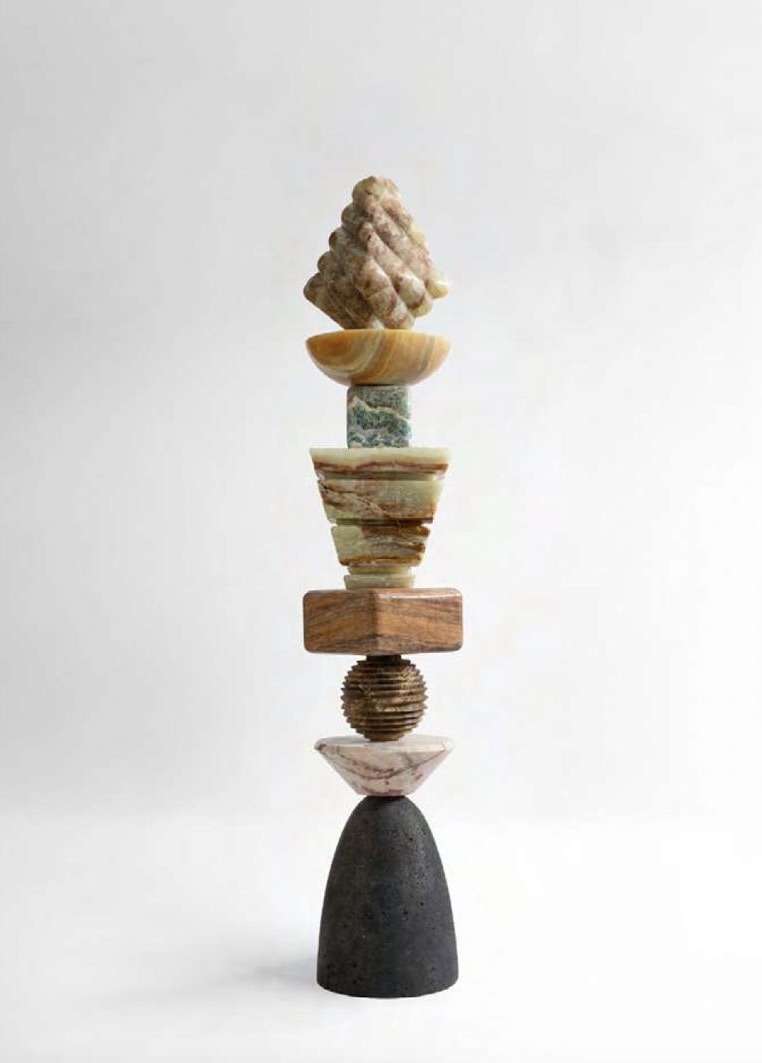 Cosmic Relics 9.2 by Sten Studio – Totemic Stone Installation, 2024