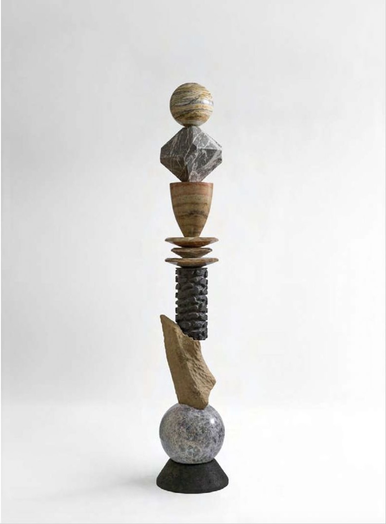 Cosmic Relics 8.1 by Sten Studio – Totemic Stone Installation, 2024